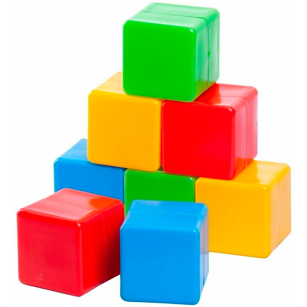 Набор Кубики XL 8 дет. 6005 /Юг-пласт/