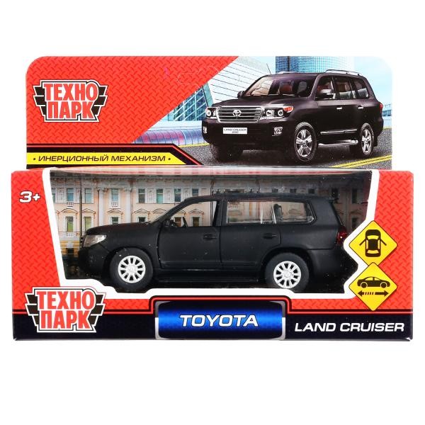 Модель CRUISER-BE Toyota land cruiser матовый черный Технопарк  в кор.