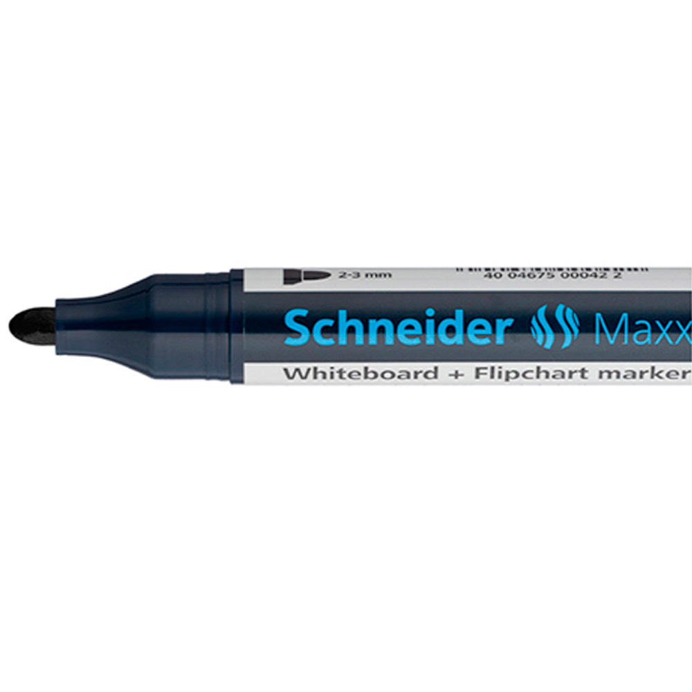 Маркер для белых досок и флипчартов Schneider "Maxx 290" черный, пулевидный, 3мм 029073