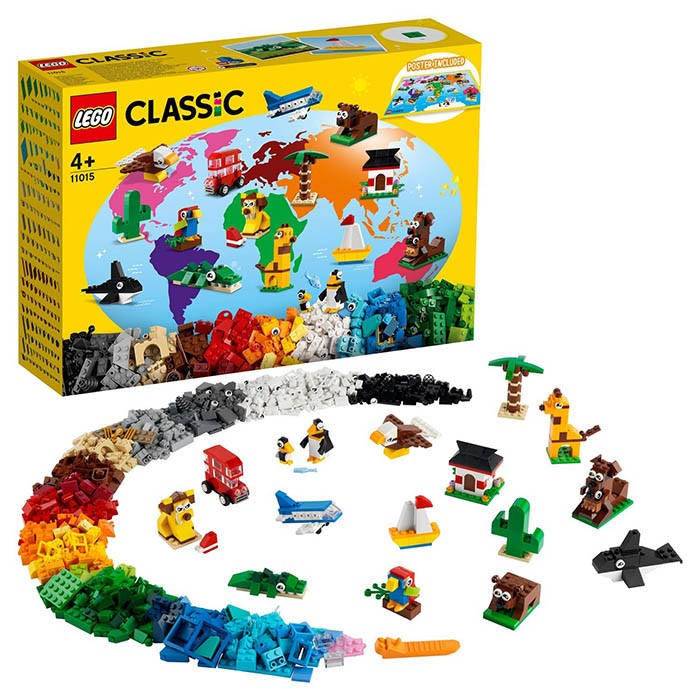 Конструктор LEGO 11015 Классика Вокруг света
