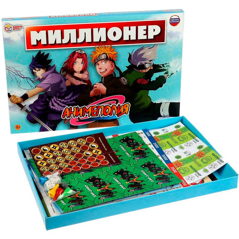 Игра Умка Миллионер Анимеполия 4680107994257 /20/