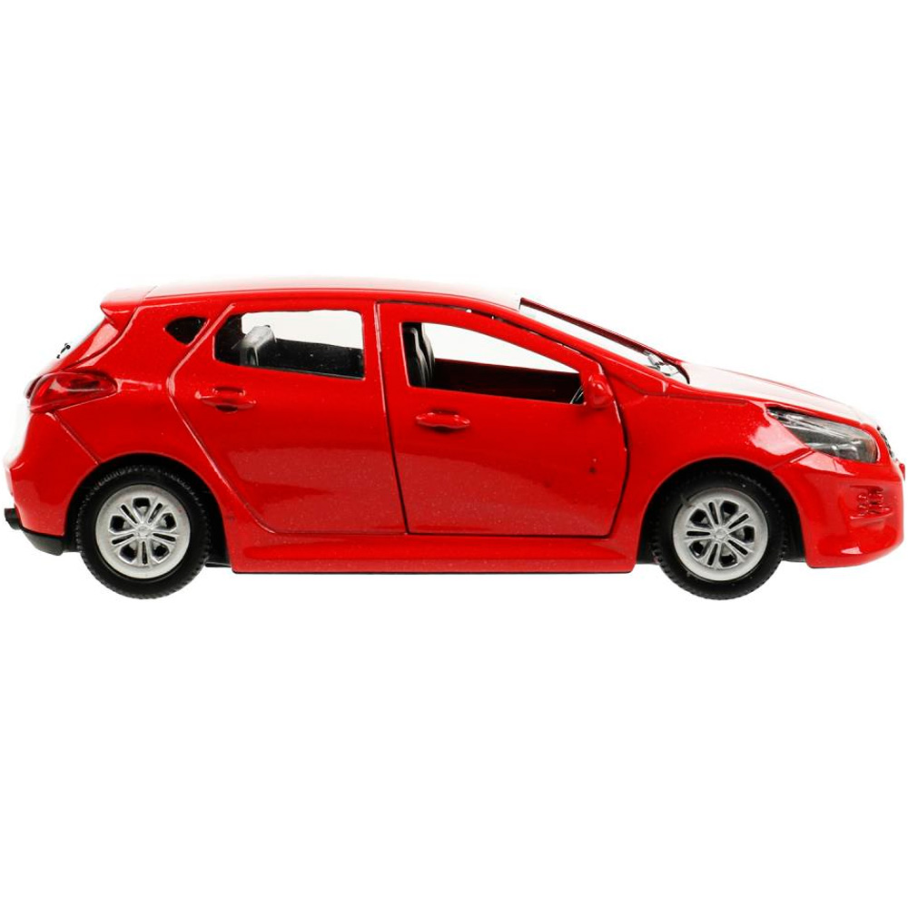 Модель CEED-12-RD KIA CEED длина 12 см, двери, багаж, инерц, красный Технопарк  в коробке