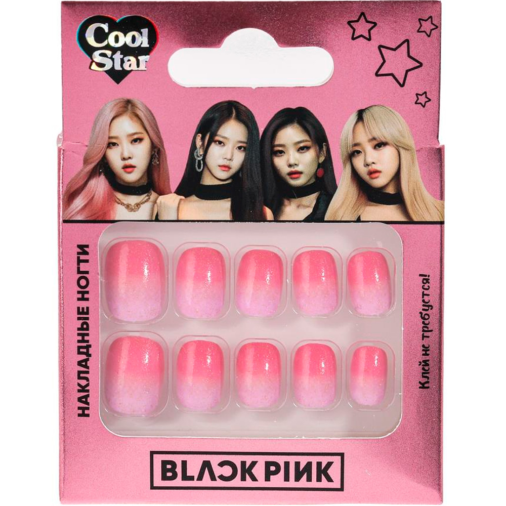 Ногти накладные black pink Cool Star 115617-BP-TTG