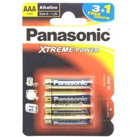 Элемент питания 220312 Panasonic Alkaline Power (4шт)  LR03/286 BL4  /цена за упак/