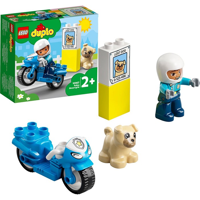 Констр-р LEGO 10967 DUPLO Полицейский мотоцикл
