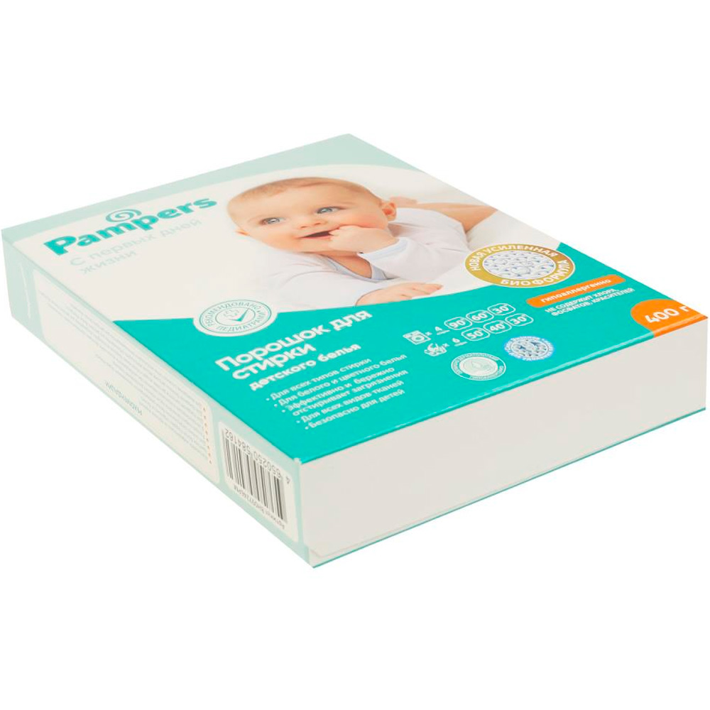 Порошок для стирки детского белья pampers 400 г Заботливая мама BH097246PM 