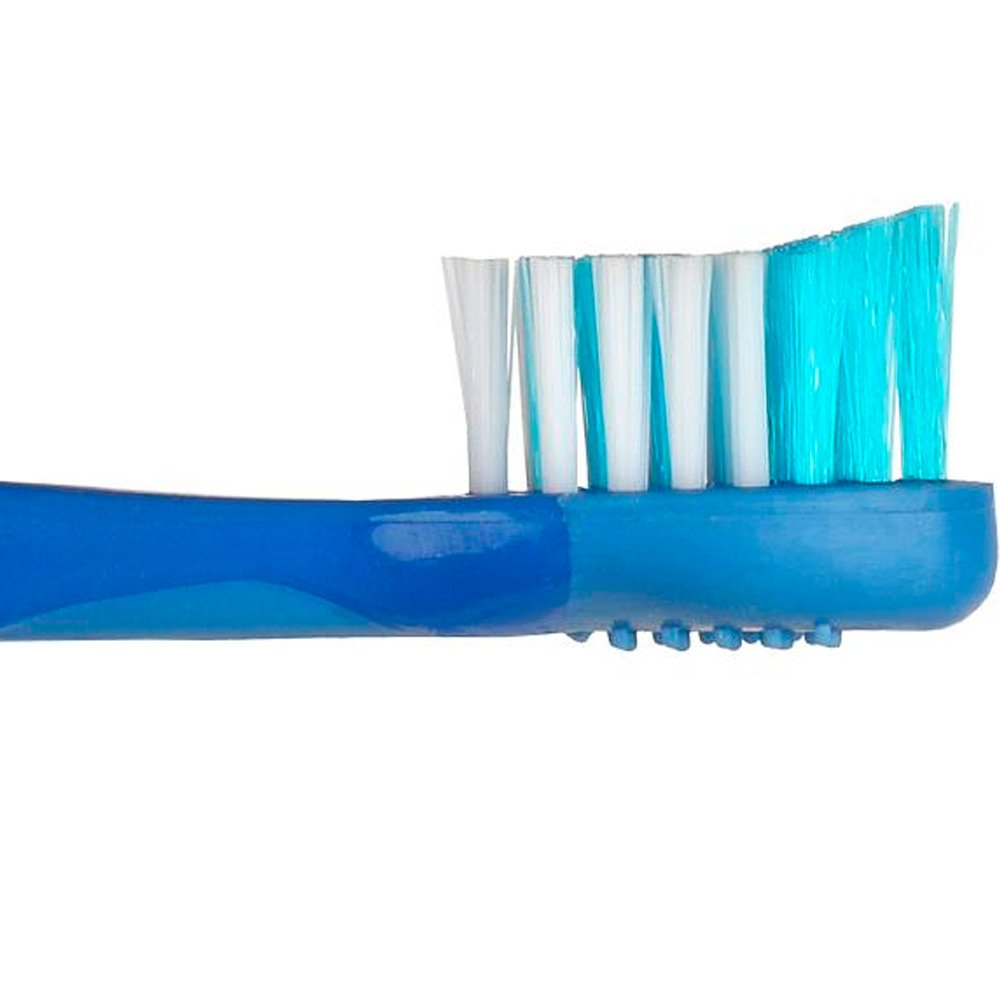Зубная щетка фигурная для детей Три Кота синяя MASTER DENT 95636-TC