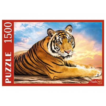 Пазл 1500 Большой тигр на закате ГИП1500-0628.