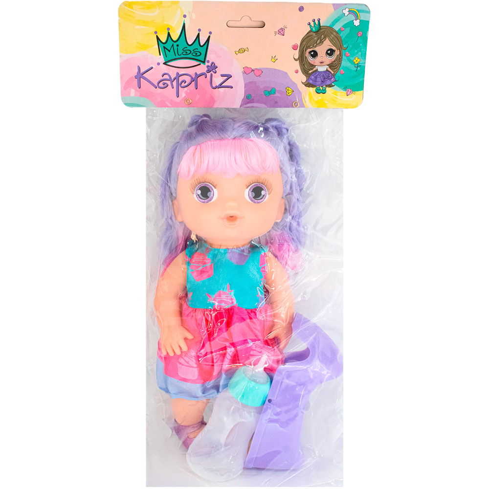 Кукла Miss Kapriz MK2325LK-A 30 см. с аксесс. в пак.
