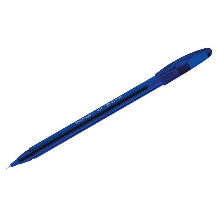 Ручка шарик синий 07мм City Style СBр_70762 Berlingo