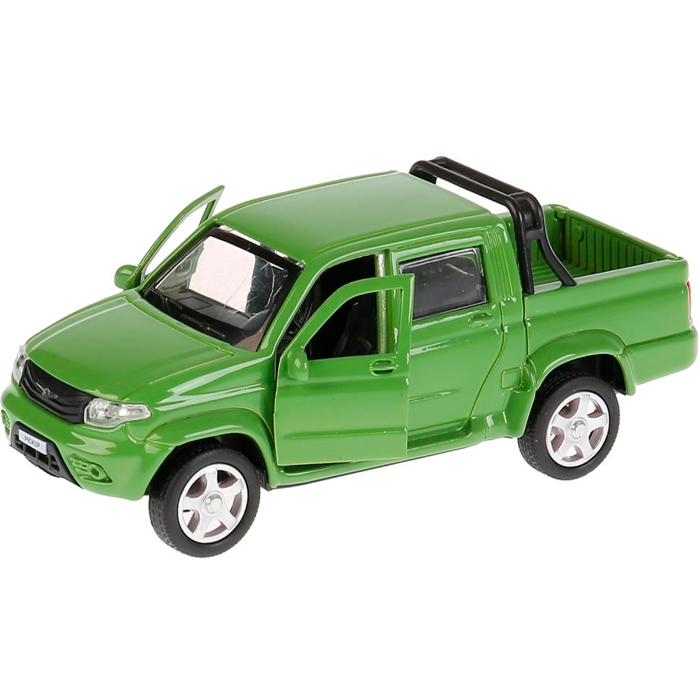 Модель PICKUP-GN UAZ PICKUP зеленый Технопарк  в коробке