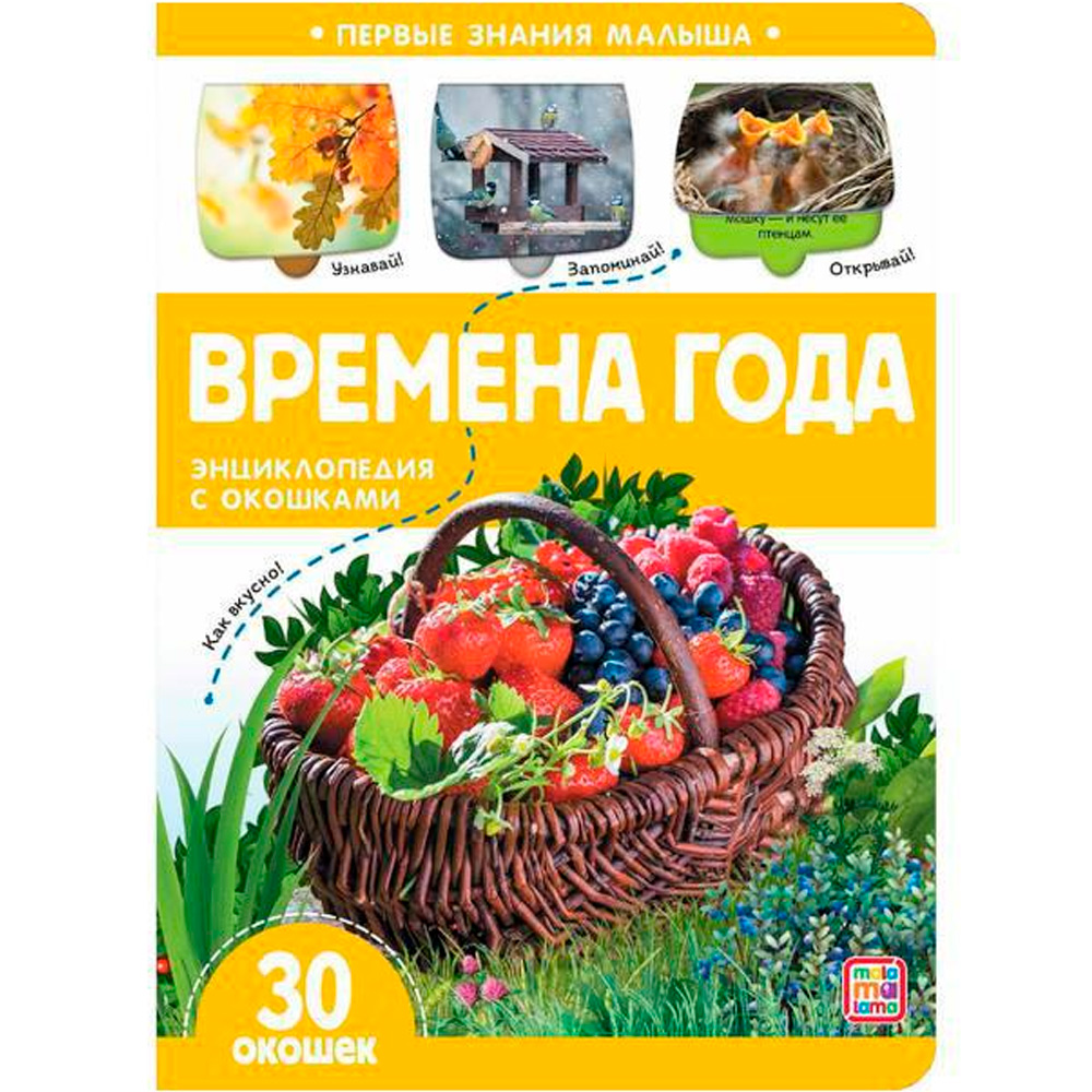 Книга 9785001348092 Первые знания малыша(с окошками). Времена года