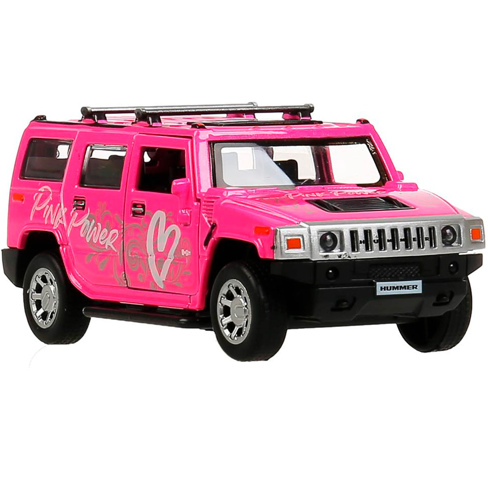 Модель HUM2-12SRT-PK Hummer H2 Спорт розовый Технопарк  в коробке