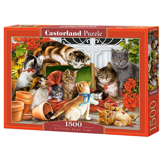 Пазл 1500 Кошки-мышки С-151639 Castor Land