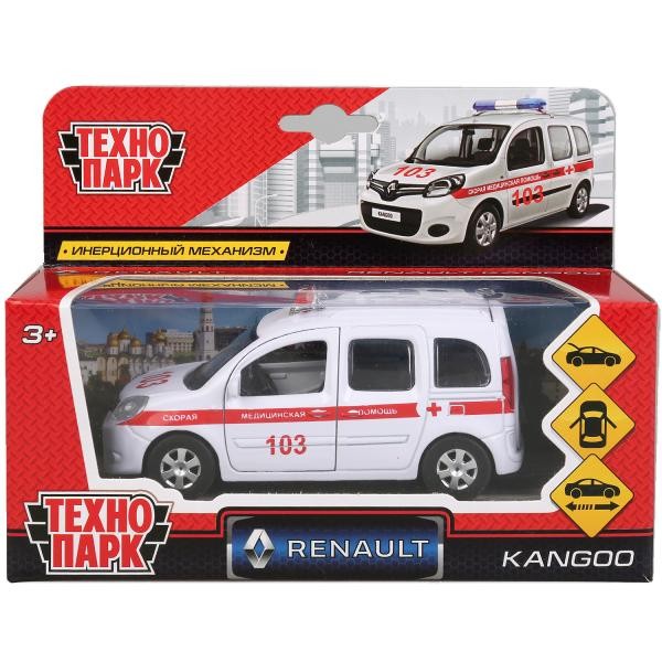 Модель KANGOO-AMB RENAULT KANGOO Скорая Технопарк  в коробке