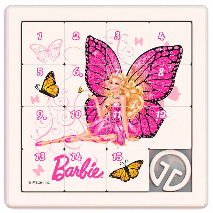 Логич.игрушка Собирашки 847  Барби: Бабочка роз Норд /18/.