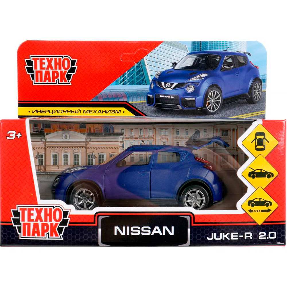 Модель JUKE-12FIL-BU NISSAN JUKE-R 2.0 SOFT синий Технопарк  в коробке