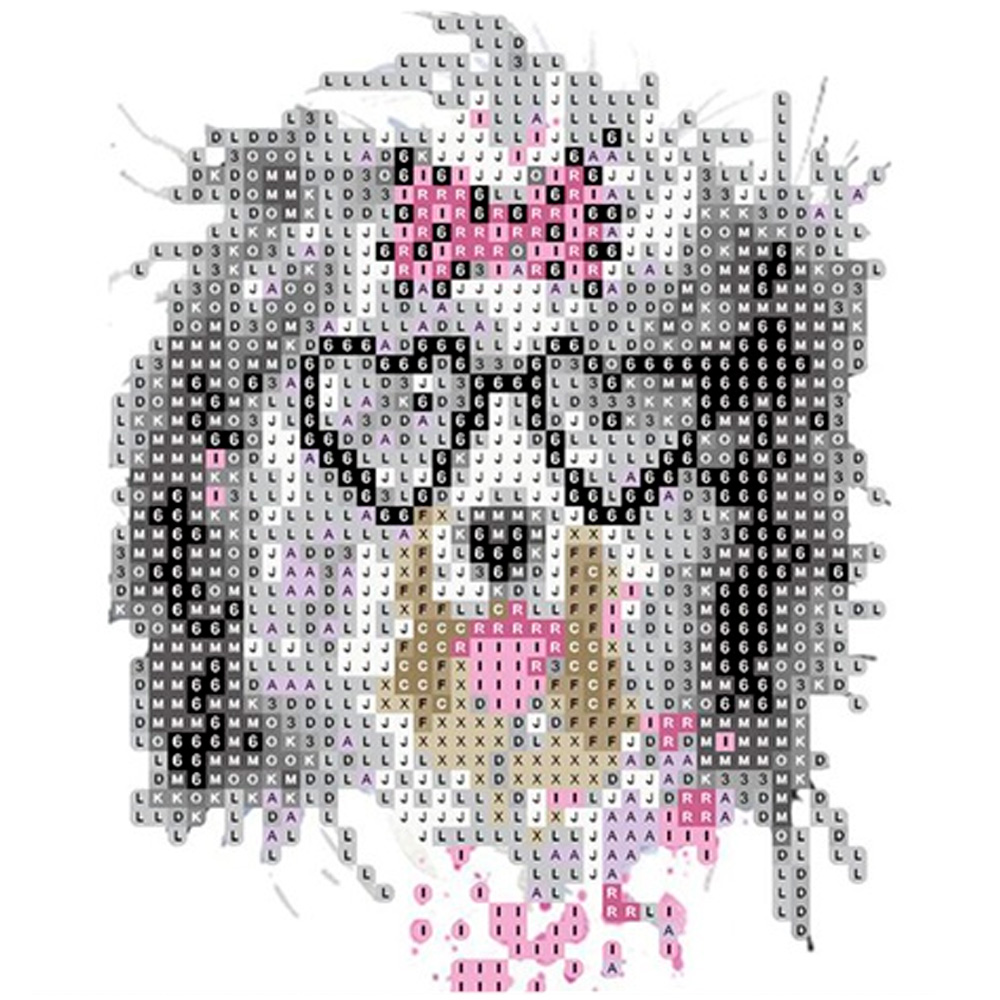 Набор ДТ Алмазная мозаика 5D Собака 20*20 см,без подрамника,частичное заполнение 80870А