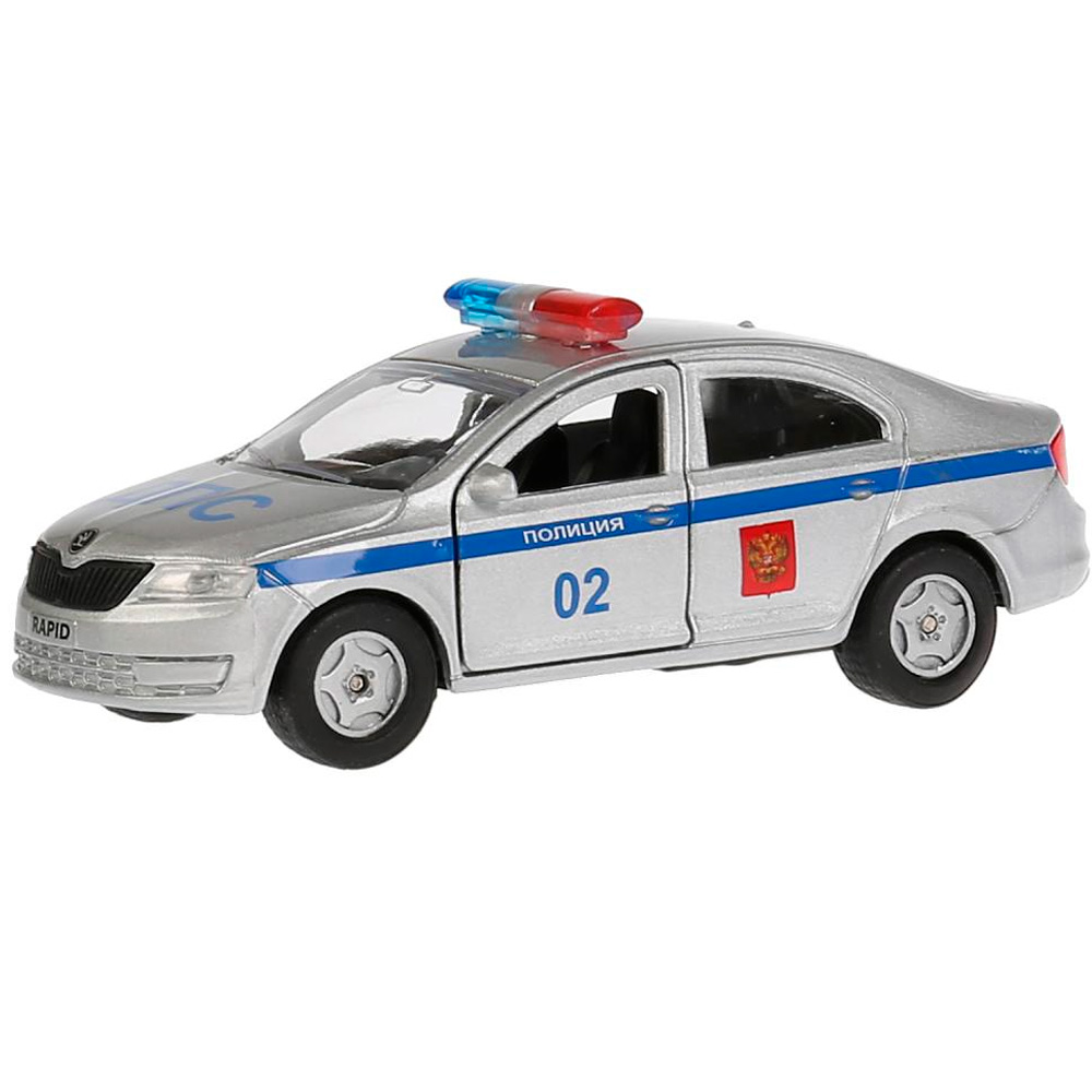 Модель SB-18-22-SR-P-WB SKODA Rapid полиция Технопарк  в коробке